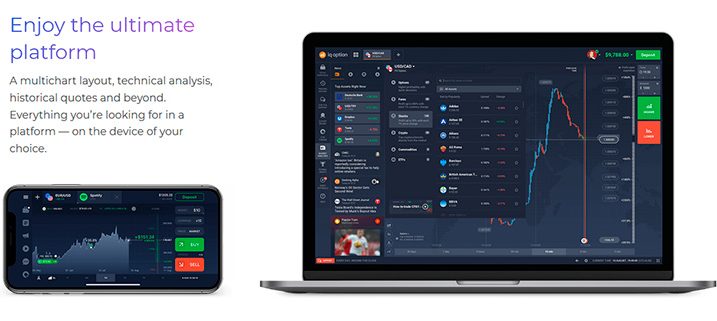 IQ Option application